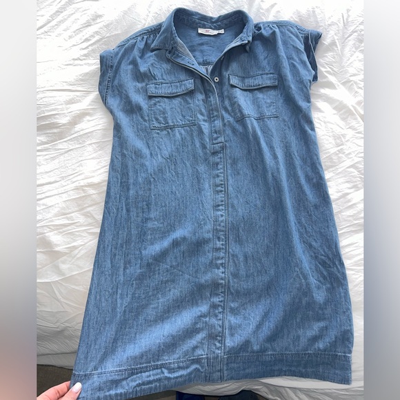 Vineyard Vines Chambray Shirtdress [S] - Picture 9 of 12